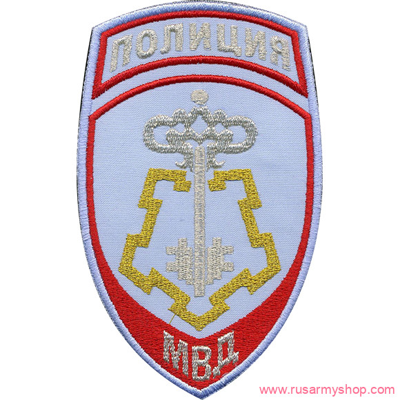 На рукав Сплав НашивкаПолиция Вневедомст. охрана МВД России на рубашку