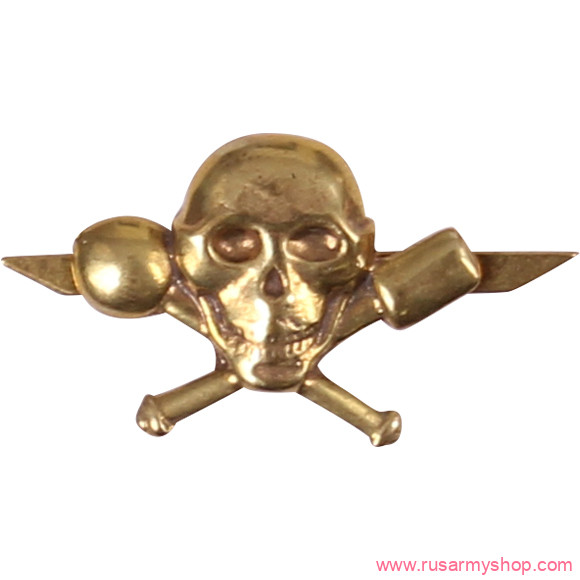Нагрудные знаки часть 2 Сплав Череп с бомбами