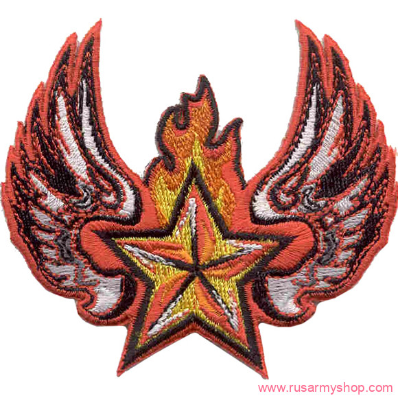 Нашивки-термоаппликация Сплав Термонаклейка -0141 Winted Soviet Star