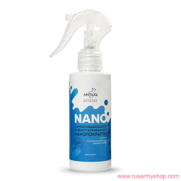 Средства по уходу за одеждой ANTILIQ Водоотталкивающее самоочищающееся нанопокрытие NANO