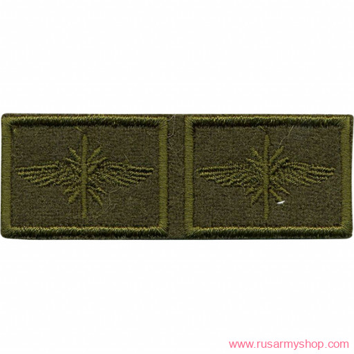 Эмблема петличная МО Сплав Войска связи нового образца