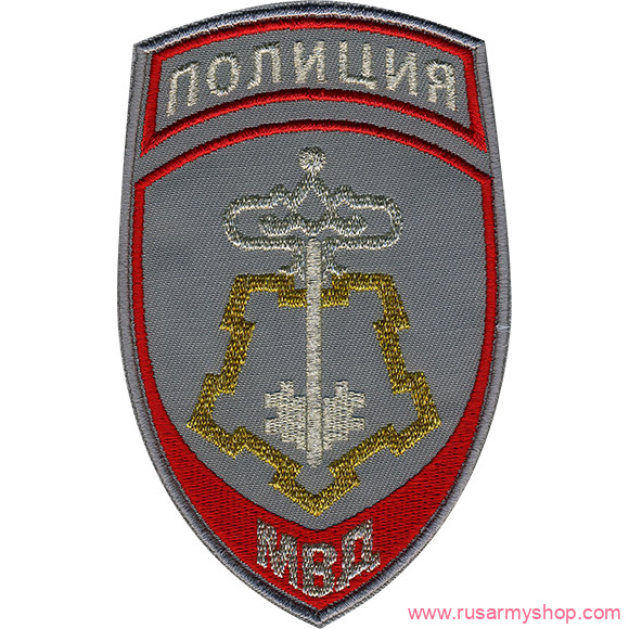 На рукав Сплав НашивкаПолиция Вневедомственная охрана МВД России парад.