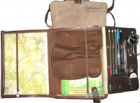 Officer bag Military Red Army Case  for maps and writing utensils
