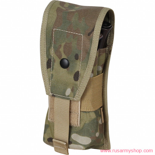 Pouch for 2 AK74 magazines with velcro and button SPLAV