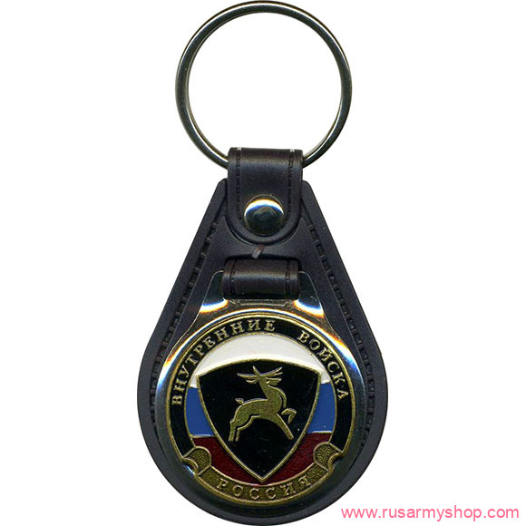 Брелоки сувенирные Сплав Брелок Россия Внутренние войска Олень