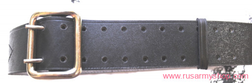 Russian army and police officier leather belt