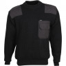 Sweater with patches mod. c81 SPLAV