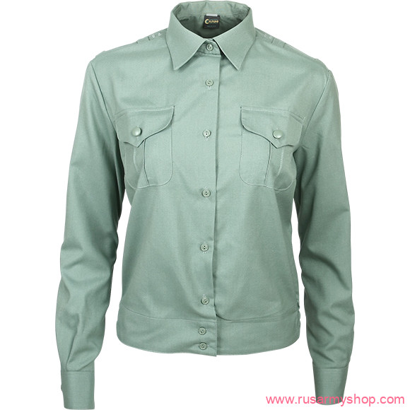 Лето Сплав Рубашка форменная женская длинный рукав