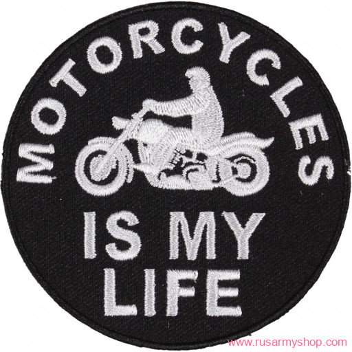 Нашивки-термоаппликация Сплав Термонаклейка Мотоциклы моя жизнь