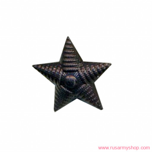 Звезды и якоря Сплав Звезда рифлёная чёрная
