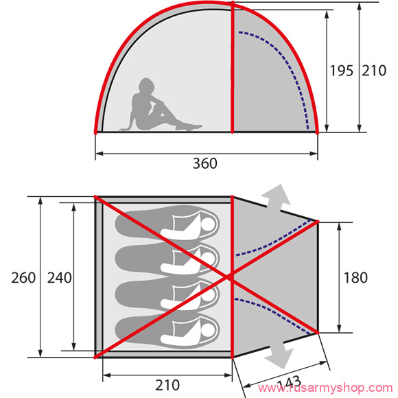 Кемпинговые Сплав Палатка 