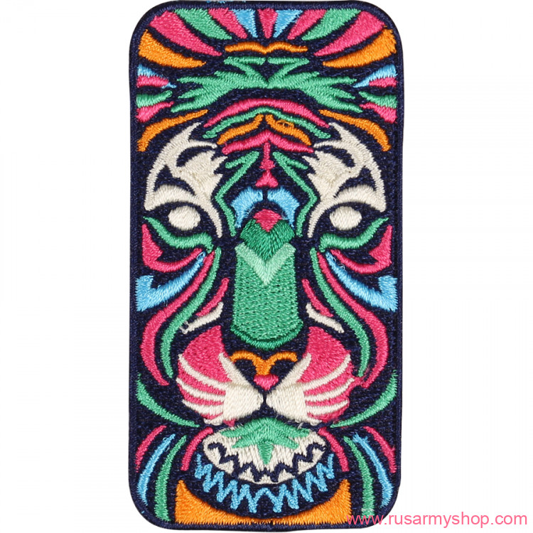 Нашивки-термоаппликация Сплав Термонаклейка Тигр маска ацтеков