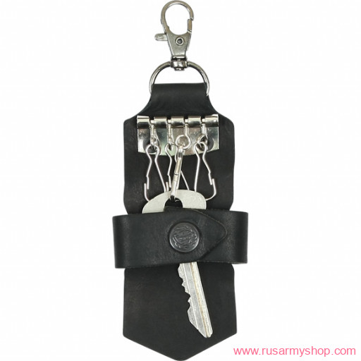 Визитницы, ключницы, зажимы для денег Сплав Ключница открытая с застежкой (брелок)