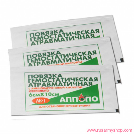 Бивуак, аксессуары Сплав Повязка атравматичная ПАГ &quot;Апполо-Гем&quot; 6х10
