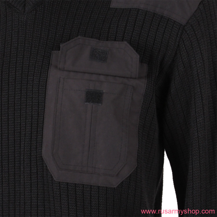 Демисезон Сплав Свитер п/ш с накладками арт. 55 охр.