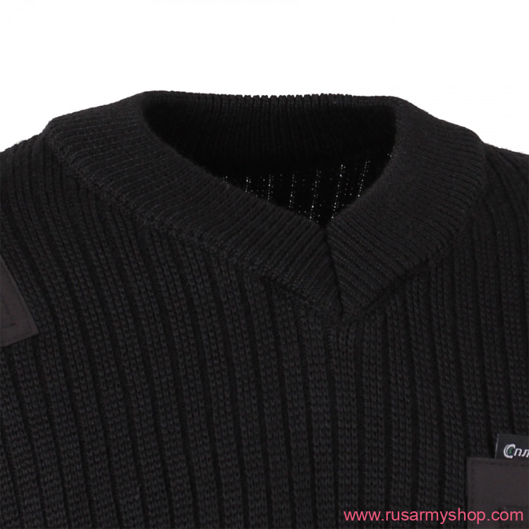 Демисезон Сплав Свитер п/ш с накладками арт. 55 охр.