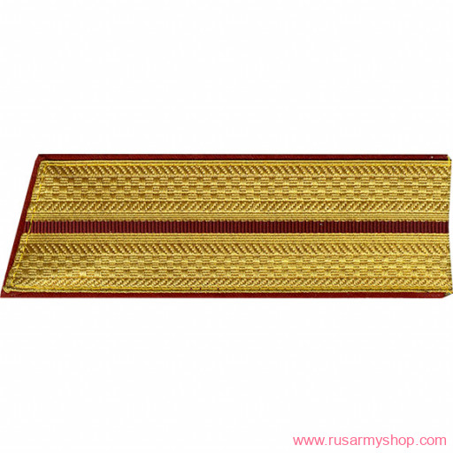 Погоны со скосом Сплав Погоны ОВ 1 краповый просвет парадные