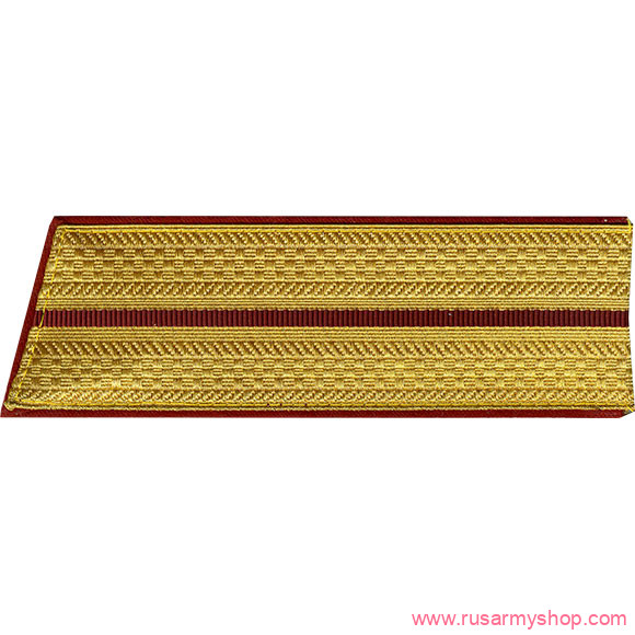 Погоны со скосом Сплав Погоны ОВ 1 краповый просвет парадные