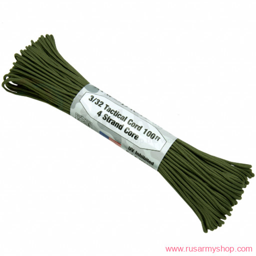 Бивуак, аксессуары Сплав Паракорд ATWOODROPE 3/32&#039; x 100&#039; TACTICAL 30 м