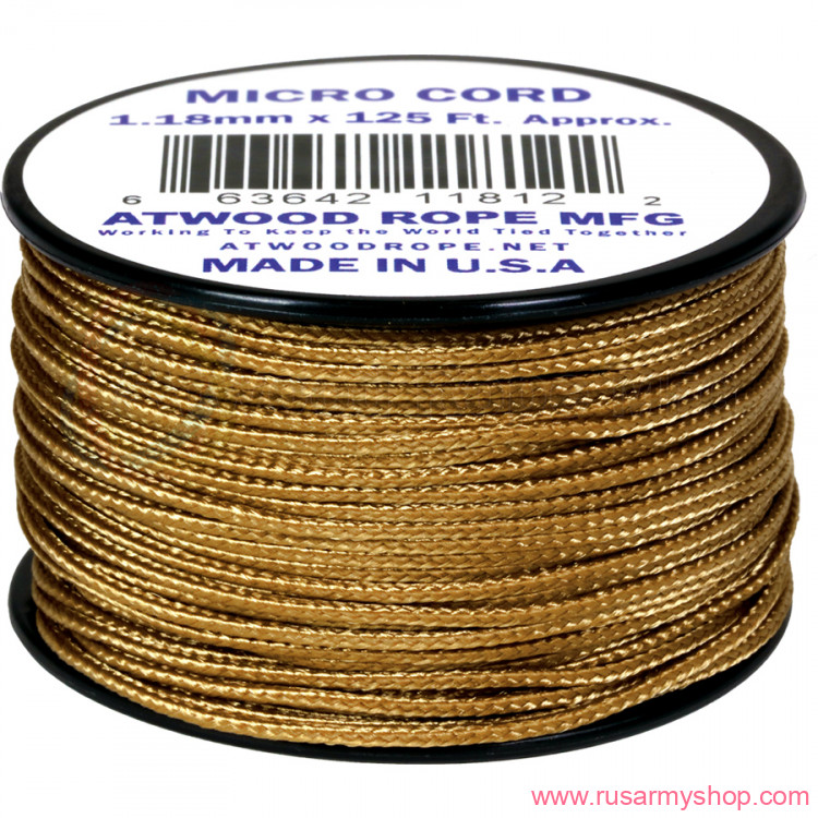 Бивуак, аксессуары Сплав Паракорд ATWOODROPE 1.18 мм х 125' MICRO CORD 38 м