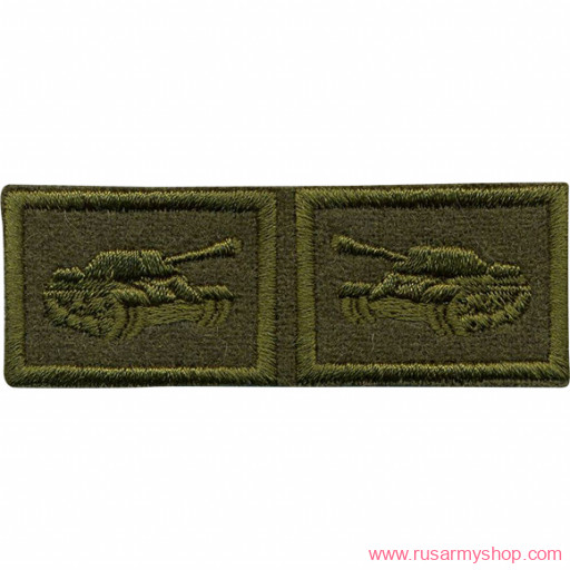 Эмблема петличная МО Сплав Танковые войска нового образца