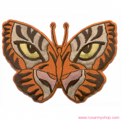 Нашивки-термоаппликация Сплав Термонаклейка -0720 Бабочка - тигр