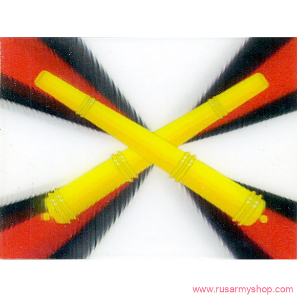 Магниты сувенирные Сплав Магнит 3Д Флаг Ракетных войск и Артиллерии России