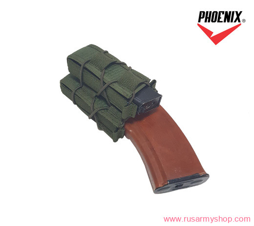 Quick Mag pouch combined for 1 M/AK and 1 pistol mags (olive) PHOENIX RME