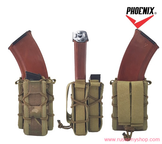 Quick Mag pouch combined for 1 M/AK and 1 pistol mags (multicam) PHOENIX RME