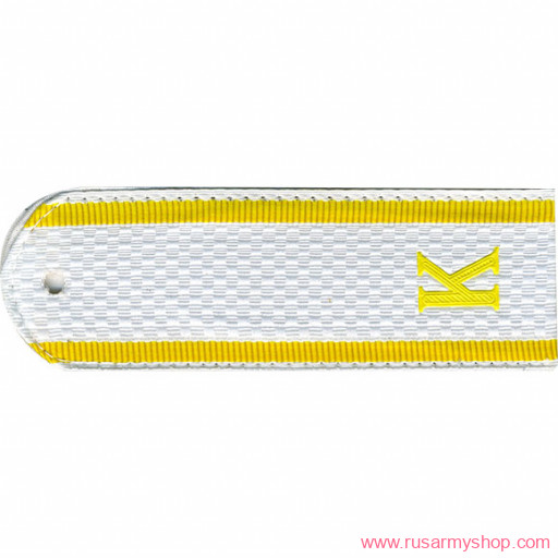 Погоны МВД Сплав Полиция Курсант с буквой К белые