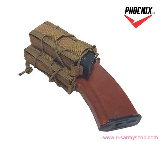Quick Mag pouch combined for 1 M/AK and 1 pistol mags (coyote) PHOENIX RME