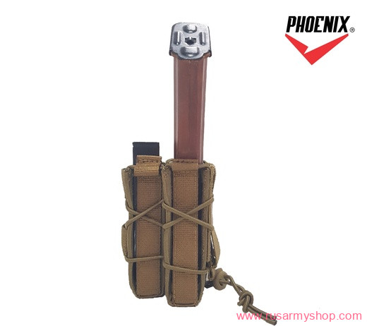 Quick Mag pouch combined for 1 M/AK and 1 pistol mags (coyote) PHOENIX RME