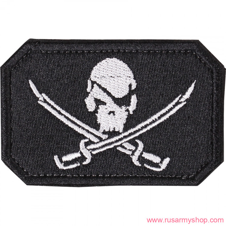 Нашивки сувенирные Сплав Нашивка Роджер чёрный фон