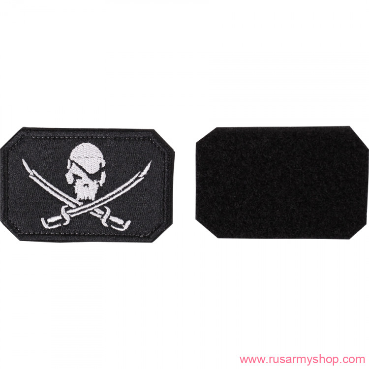 Нашивки сувенирные Сплав Нашивка Роджер чёрный фон