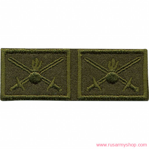 Эмблема петличная МО Сплав Сухопутные войска нового образца