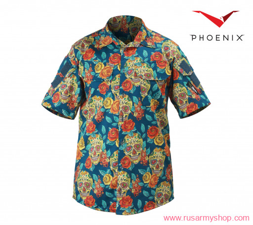 Hawaii shirt (Santa Muerte color) PHOENIX RME