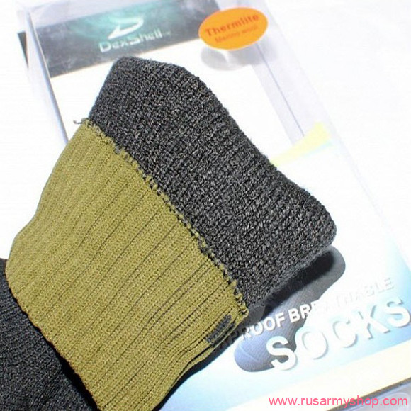 Носки Dexshell водонепроницаемые Thermlite Green