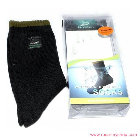 Носки Dexshell водонепроницаемые Thermlite Green
