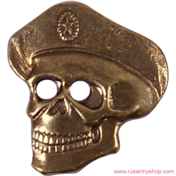 Нагрудные знаки часть 1 Сплав Череп в берете