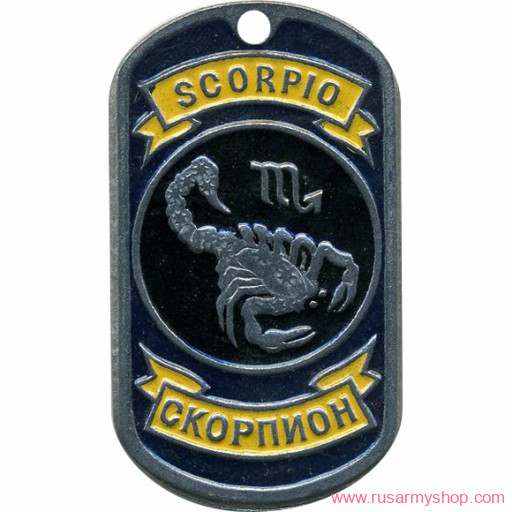 Знаки зодиака Сплав Жетон Скорпион