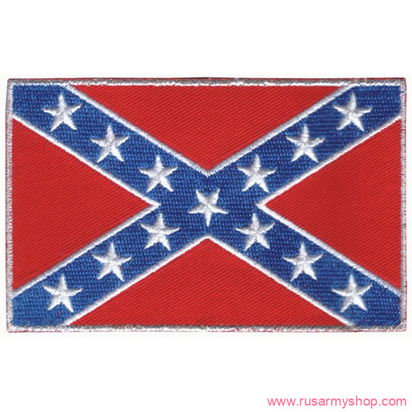 Нашивки-термоаппликация Сплав Термонаклейка -0621 Флаг Южной конфедерации