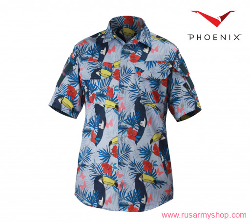Hawaii shirt (Parrot color) PHOENIX RME