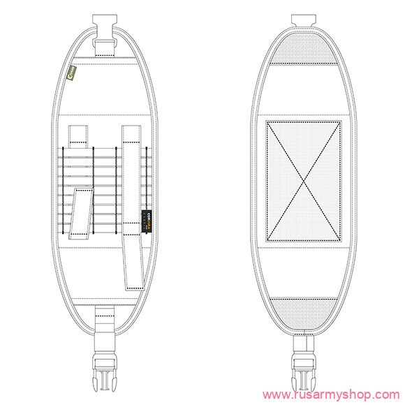 First-aid kit pouch medium detacheable SPLAV