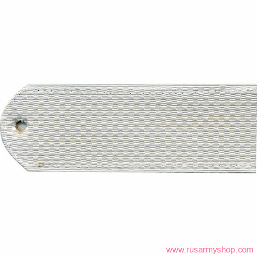 Погоны МВД Сплав Полиция Рядовой белые без канта