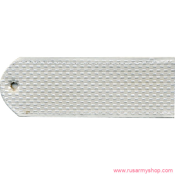 Погоны МВД Сплав Полиция Рядовой белые без канта