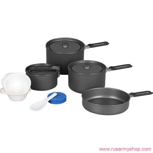 Посуда Сплав Набор посуды Flex 3 кастрюли, 1 сковородка (4-5 персон)