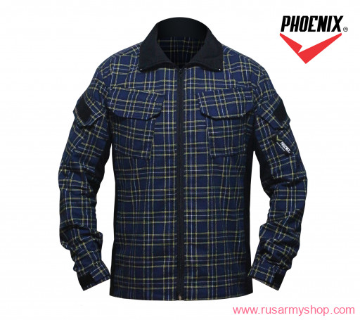 Urbanite shirt (dark blue squares with yellow stripe) PHOENIX RME