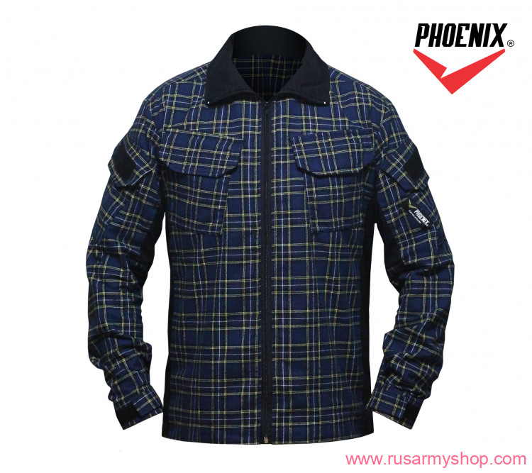 Urbanite shirt (dark blue squares with yellow stripe) PHOENIX RME
