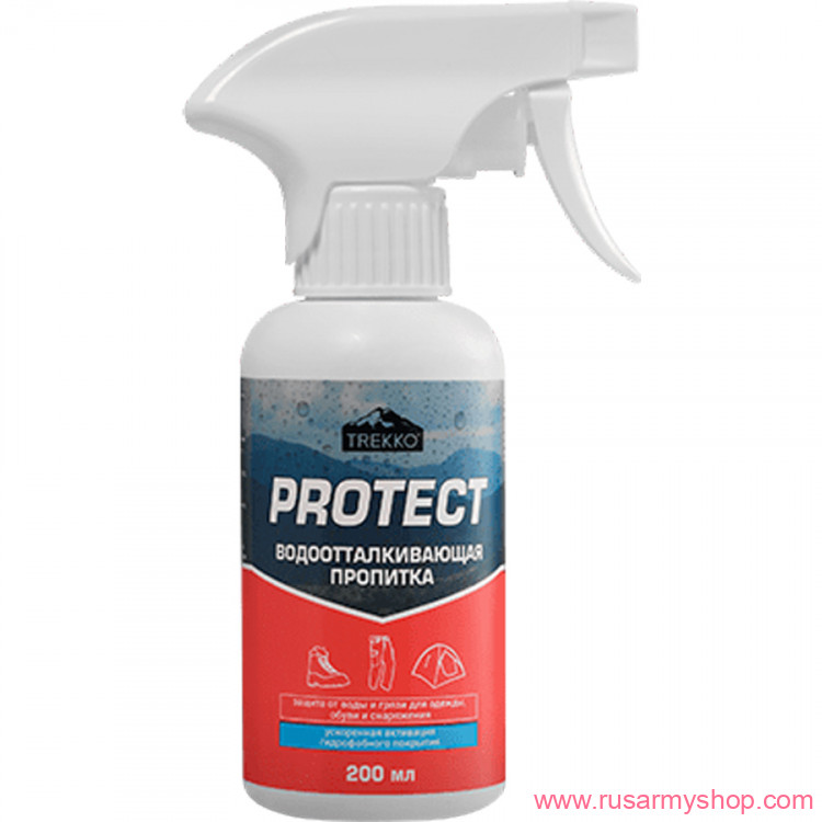 Средства по уходу за одеждой Trekko Водоотталкивающая пропитка Protect 200 мл