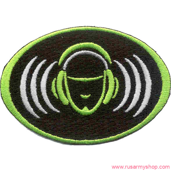 Нашивки-термоаппликация Сплав Термонаклейка -0174.1 Голова в наушниках